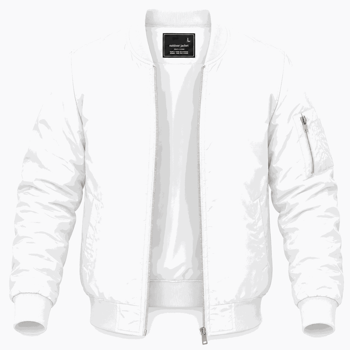 Men's Polo Ralph Lauren white Lightweight Bomber Jacket - White