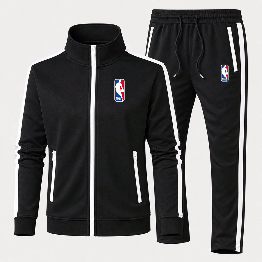 nba tracksuit in Black