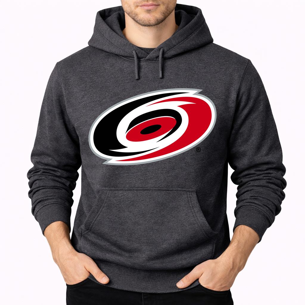 Men's Carolina Hurricanes Pullover Hoodie - Charcoal