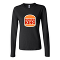 Women's Burger King Long Sleeve T-Shirt - Black