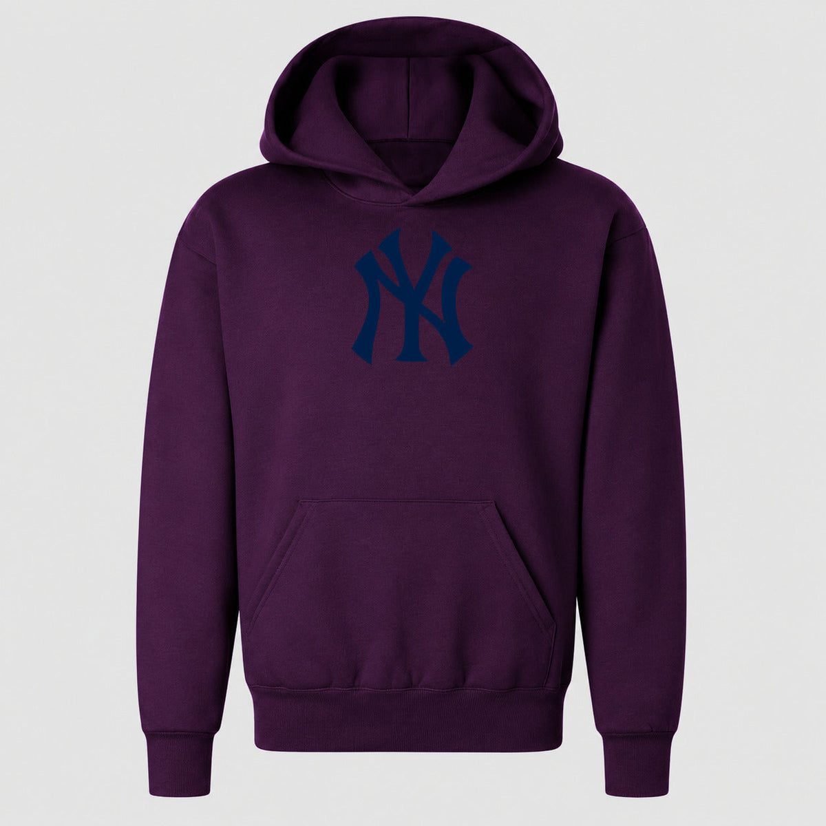 Youth New York Yankees Pullover Hoodie - Purple