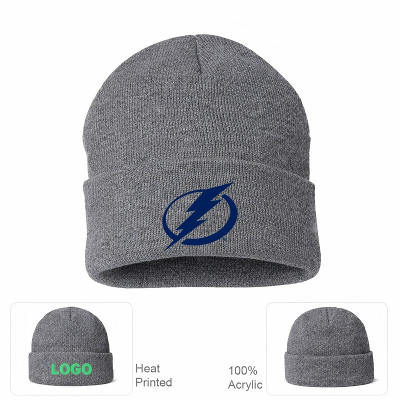 NHL Tampa Bay Lightning Beanie Hat - Grey