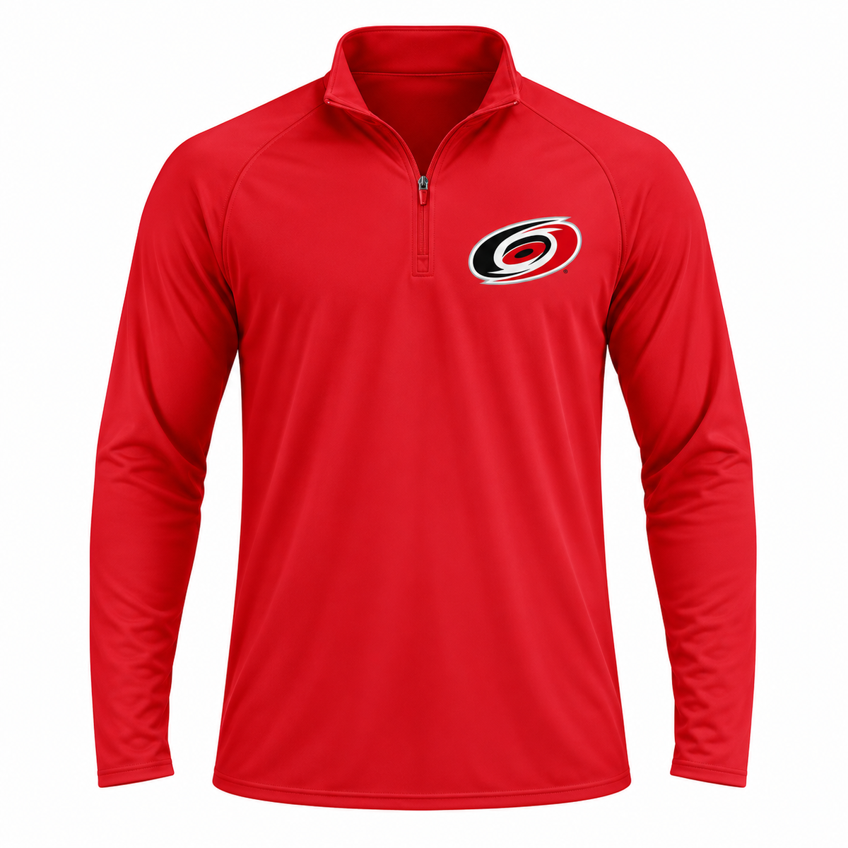 Red - Front View - Carolina Hurricanes Quarter-Zip