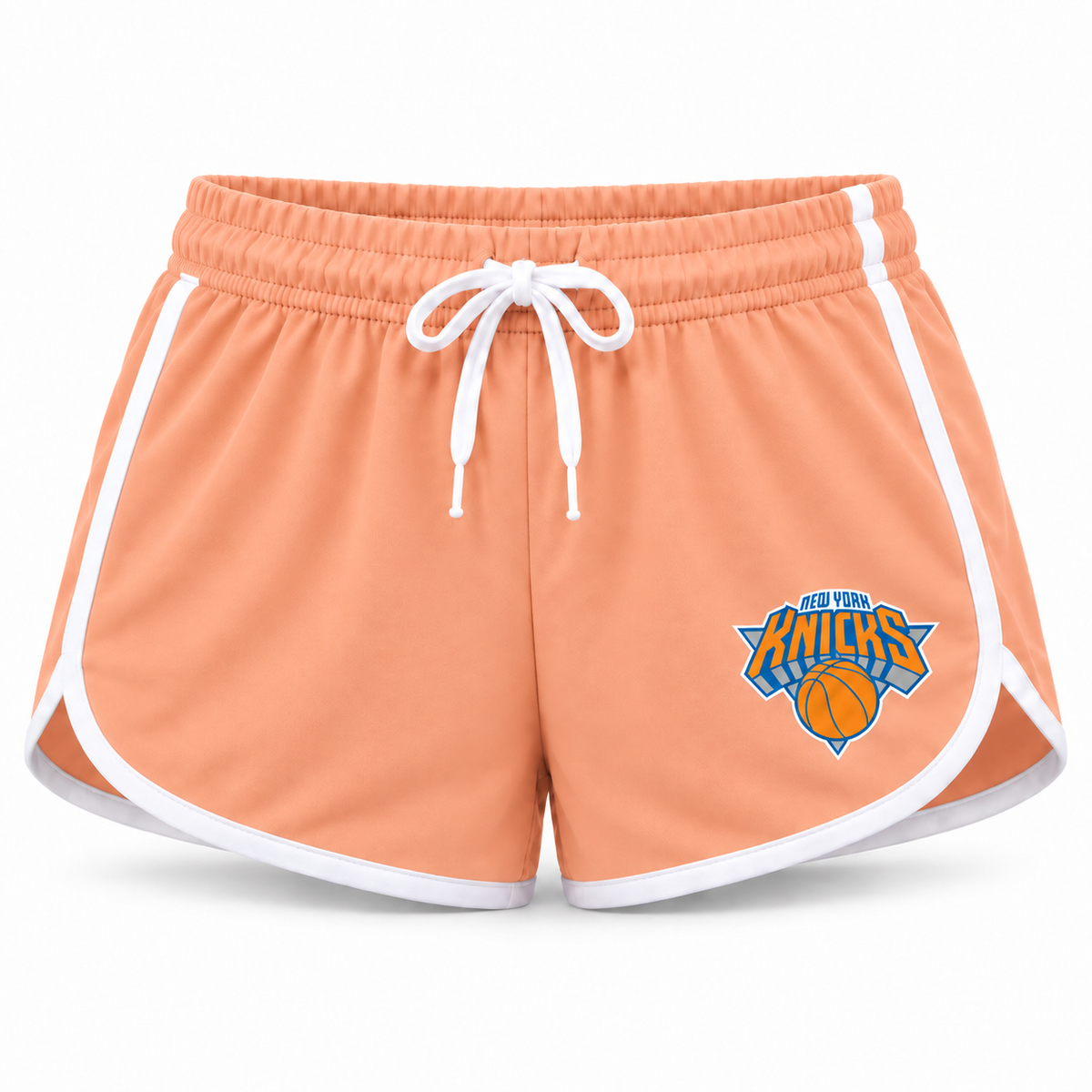 Women's New York Knicks Booty Shorts, Peach