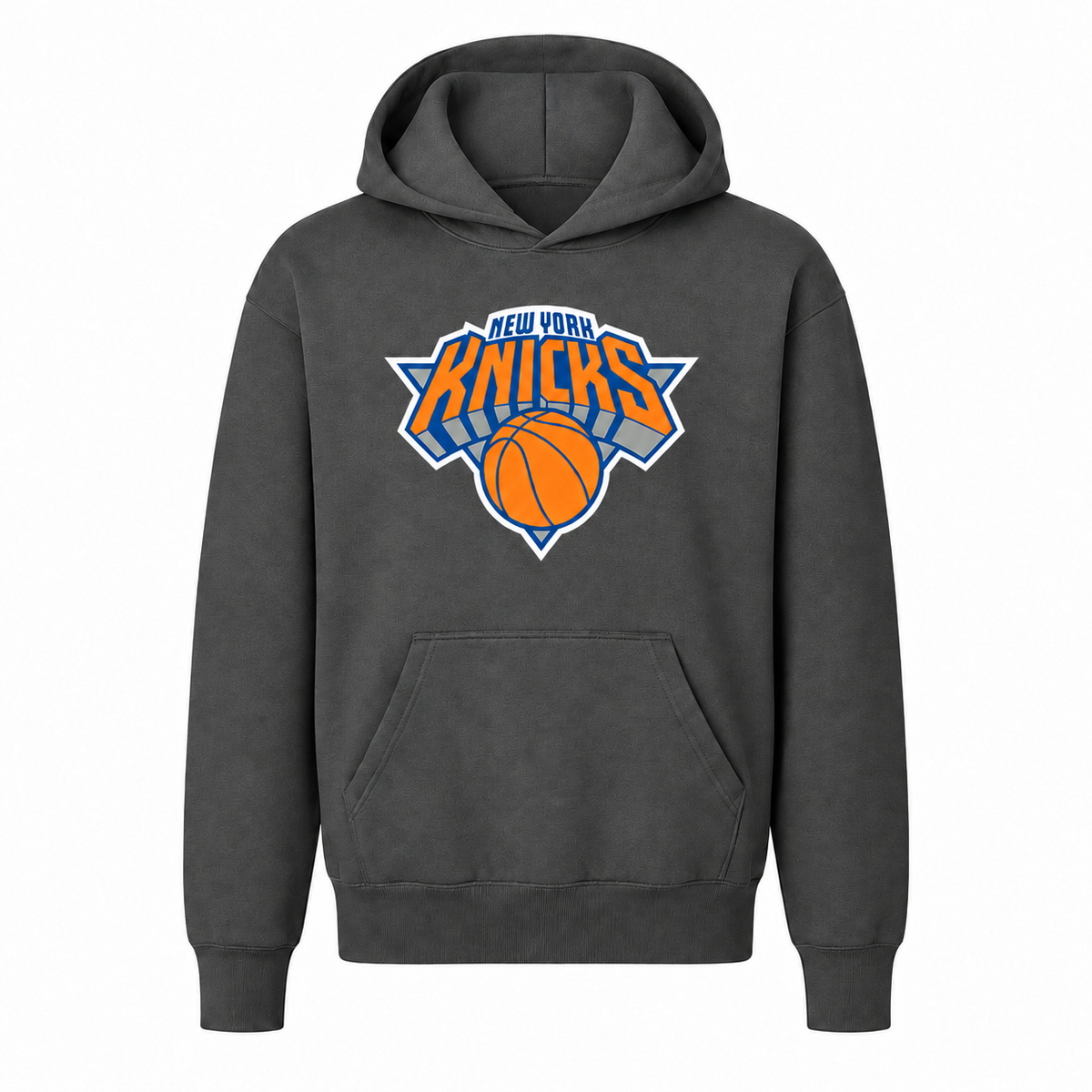 Youth New York Knicks pullover hoodie, Charcoal