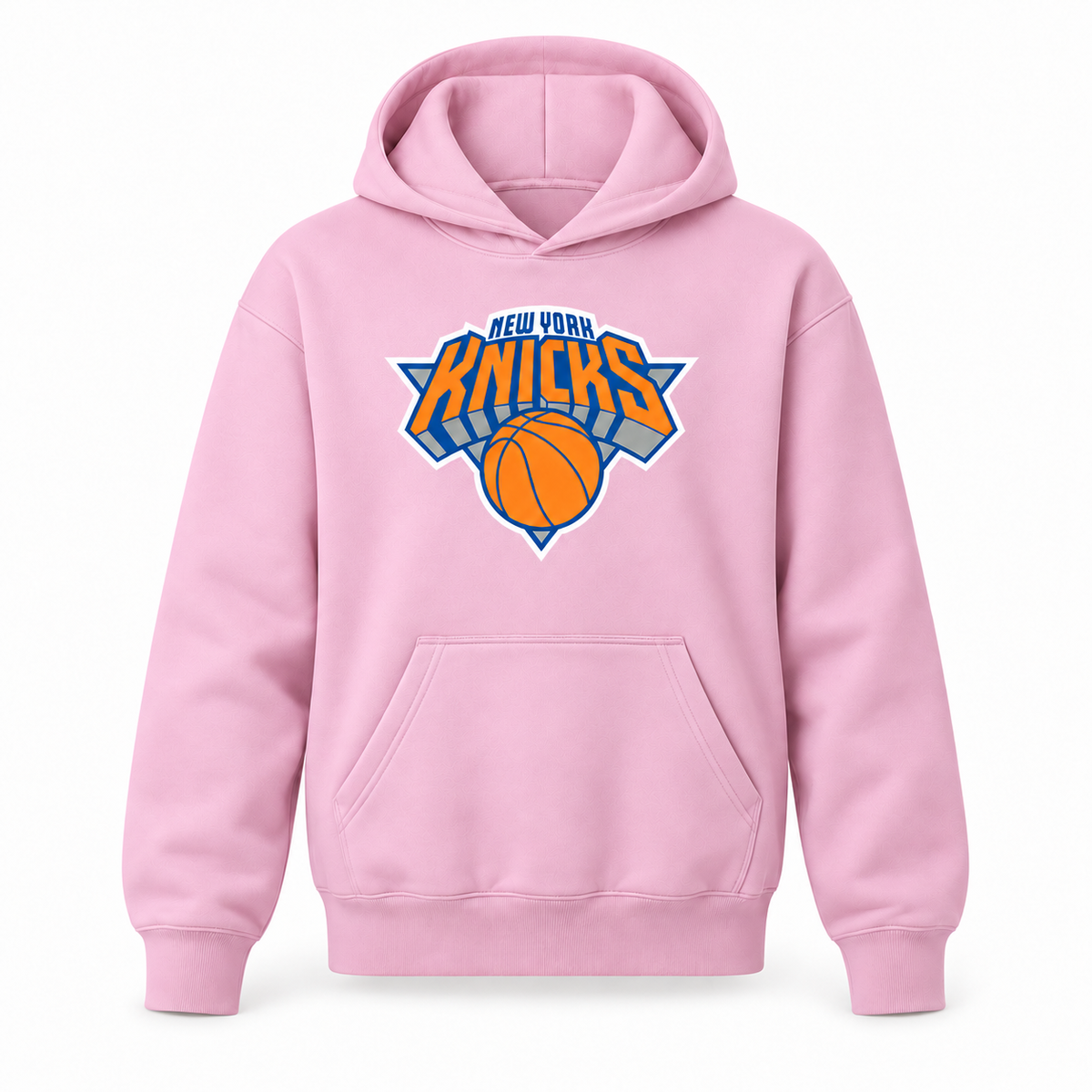 Youth New York Knicks pullover hoodie, Light Pink