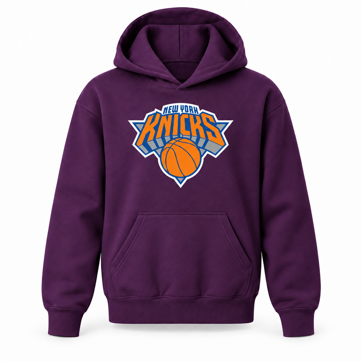 Youth New York Knicks pullover hoodie, Purple