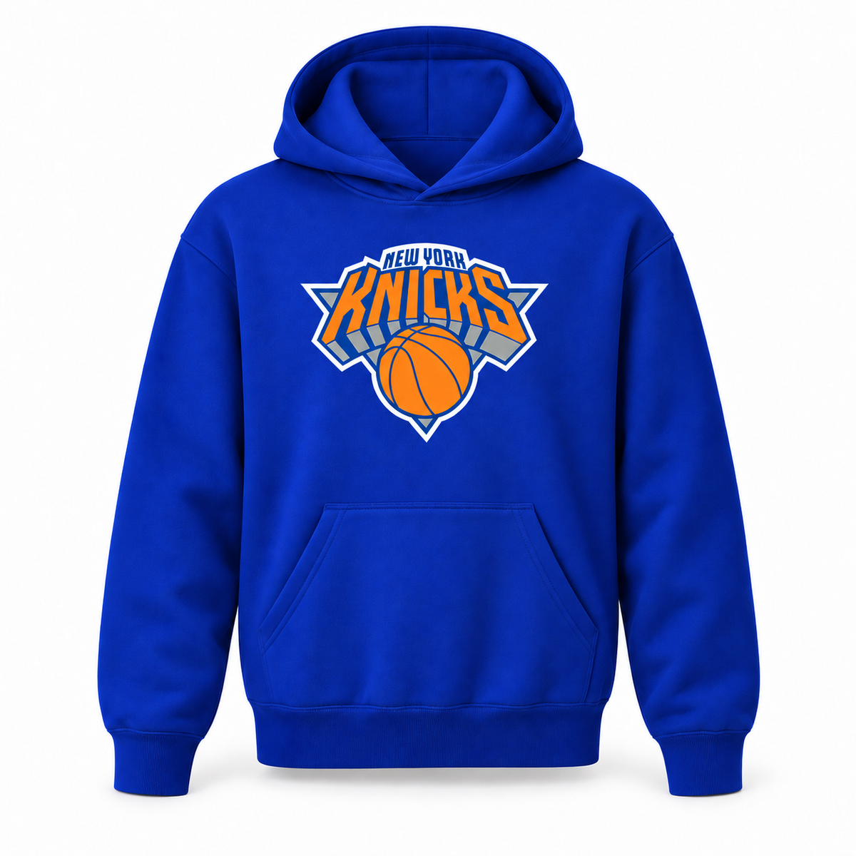 Youth New York Knicks pullover hoodie, Royal Blue