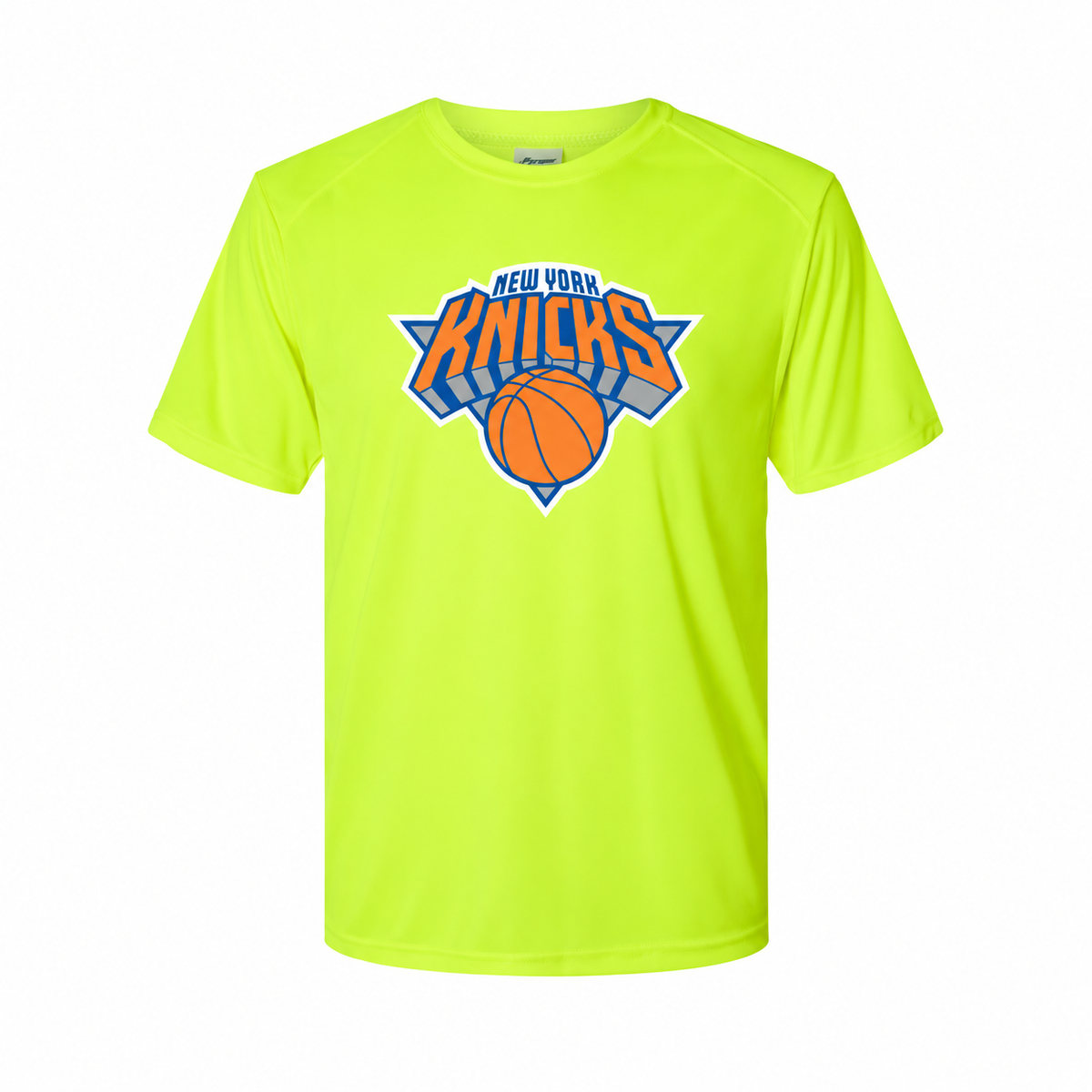 Youth Knicks polyester T-shirt, Safety Green
