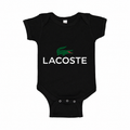 Lacoste Baby Romper Onesie - Black | white lettering