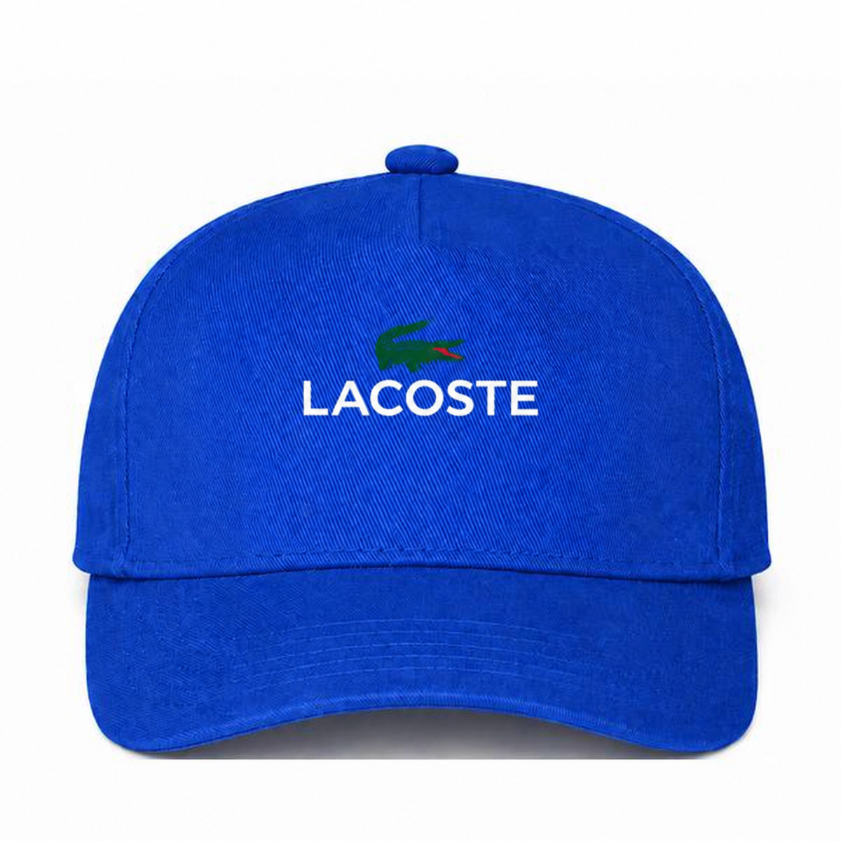 Lacoste Logo Blue Dad Baseball Cap Hat | white lettering