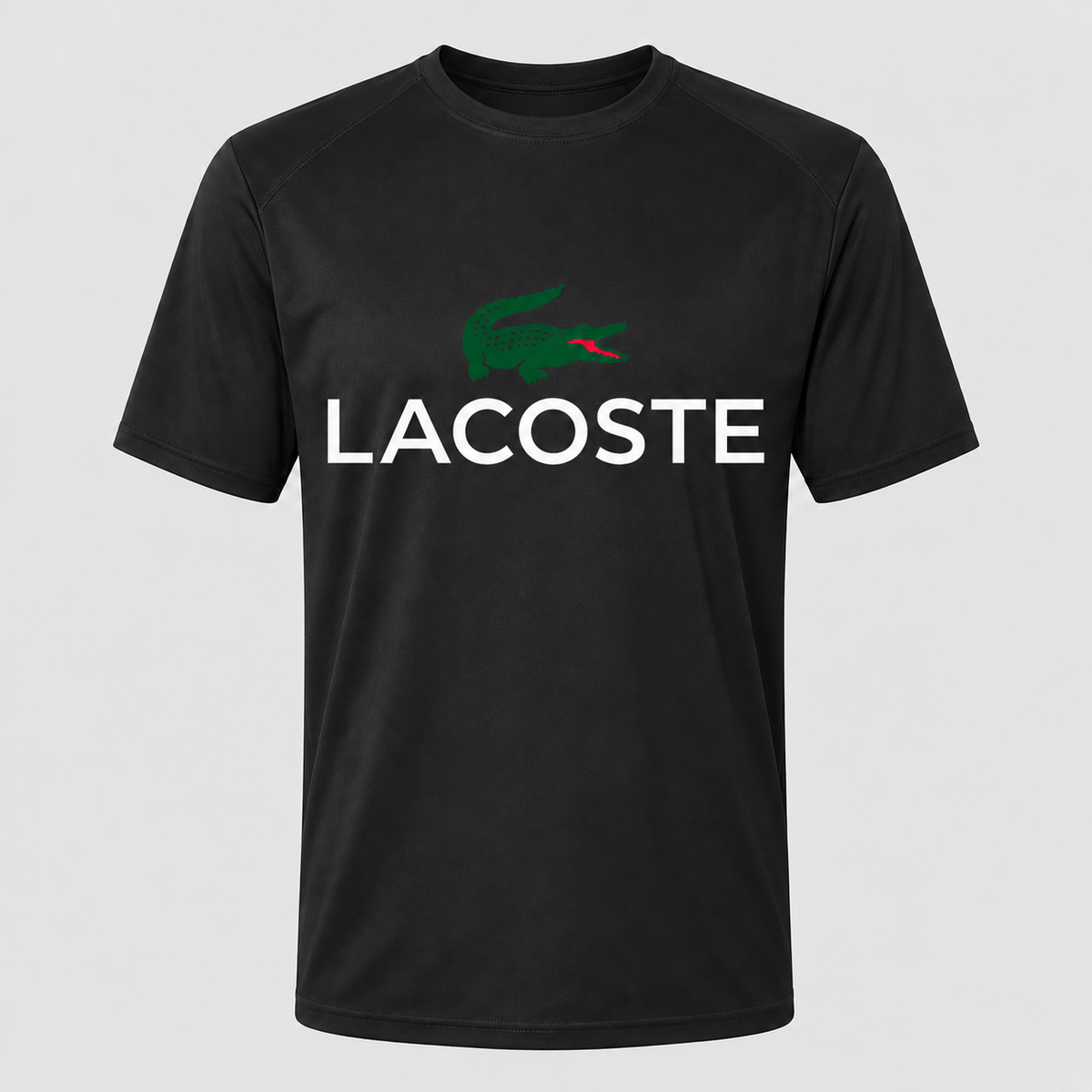 Lacoste performance tee with white lettering