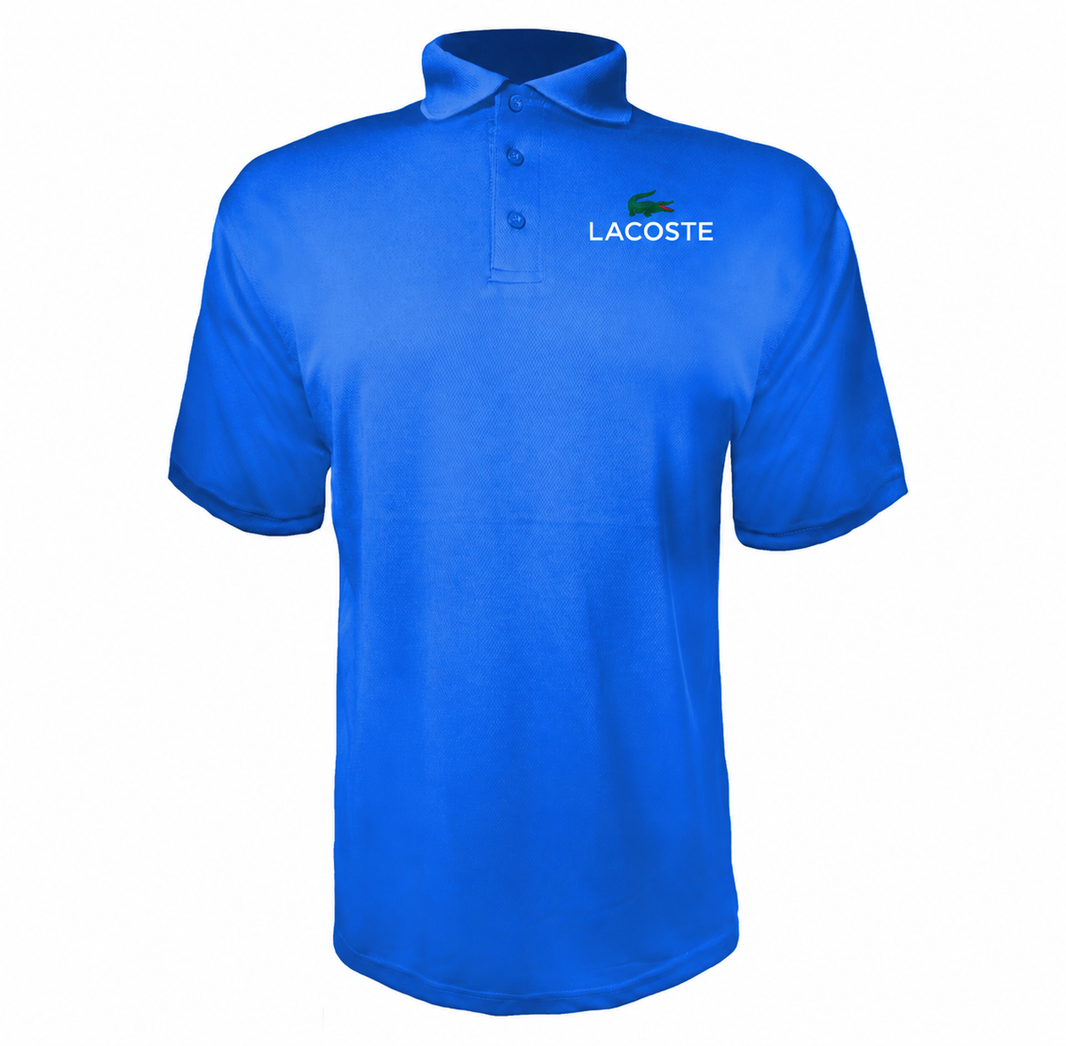 Lacoste men's polyester polo in Blue