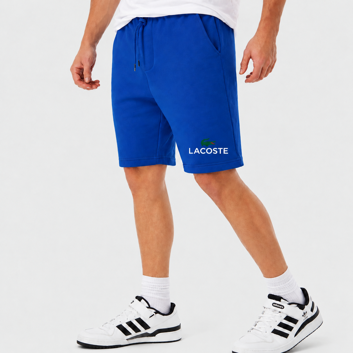 Men's Lacoste Cotton Shorts - Royal Blue