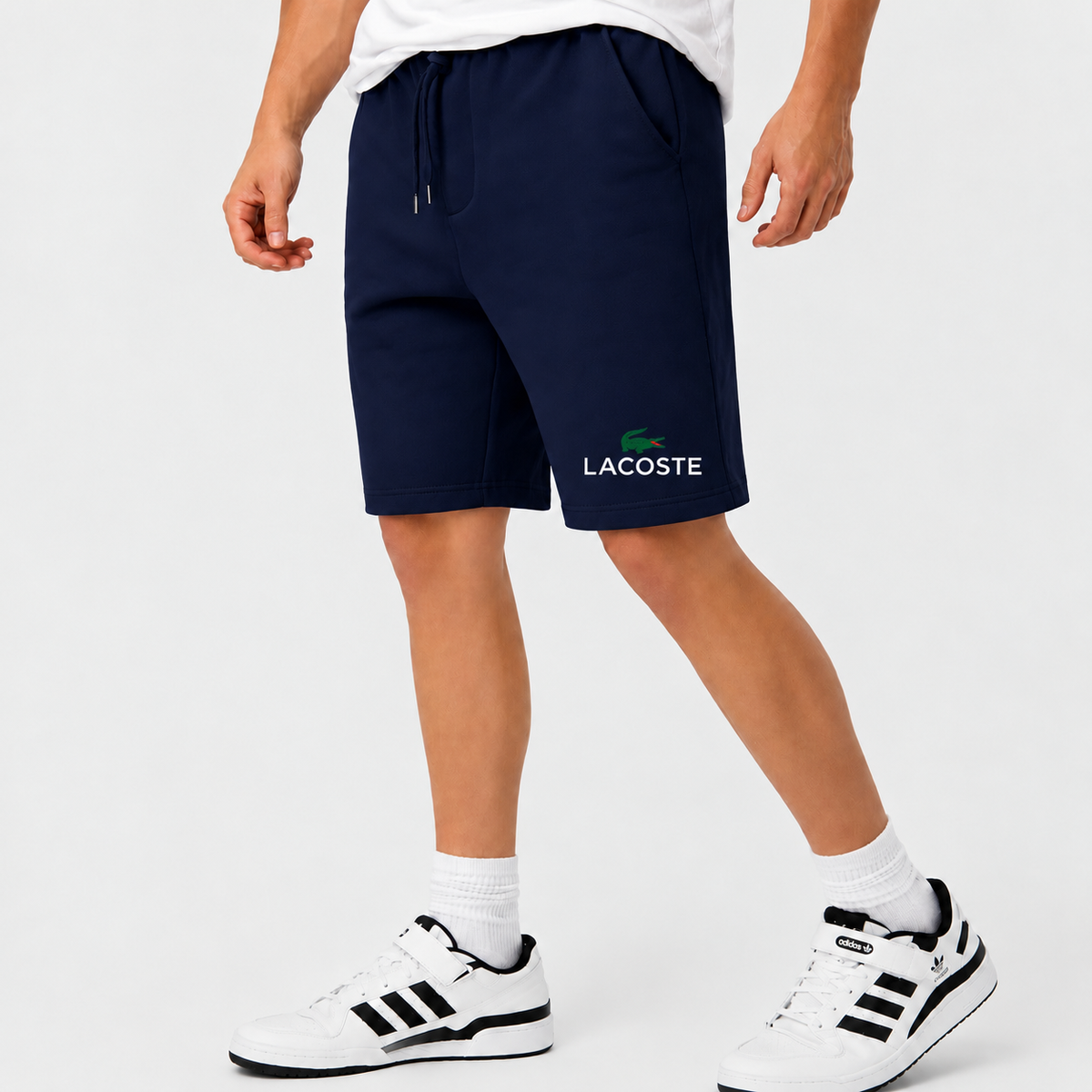 Men's Lacoste Cotton Shorts - Navy