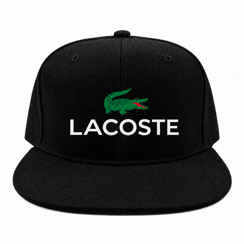 Lacoste snapback cap, Black