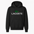 Youth Lacoste pullover hoodie, Black