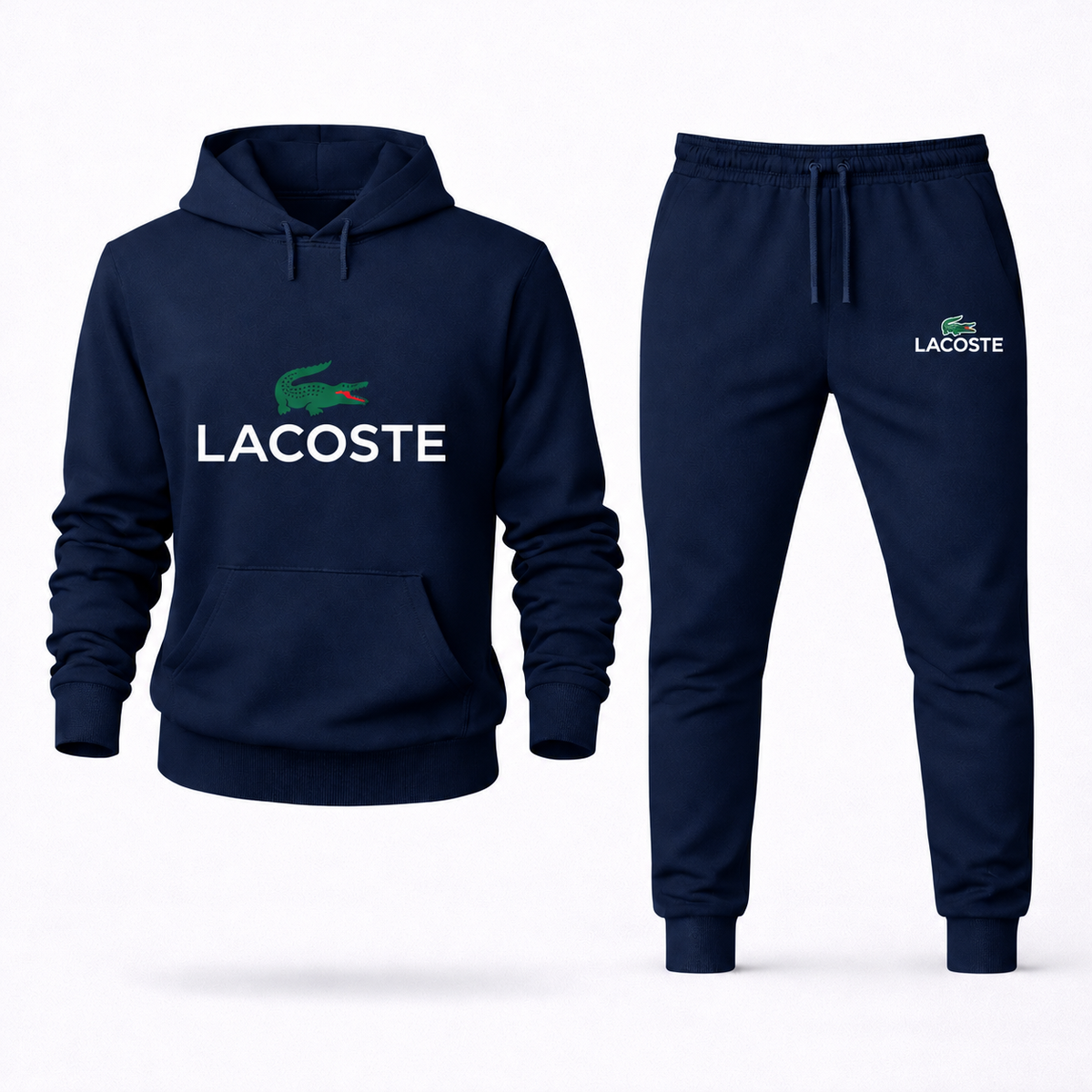 Lacoste Hoodie and Joggers Set - Navy