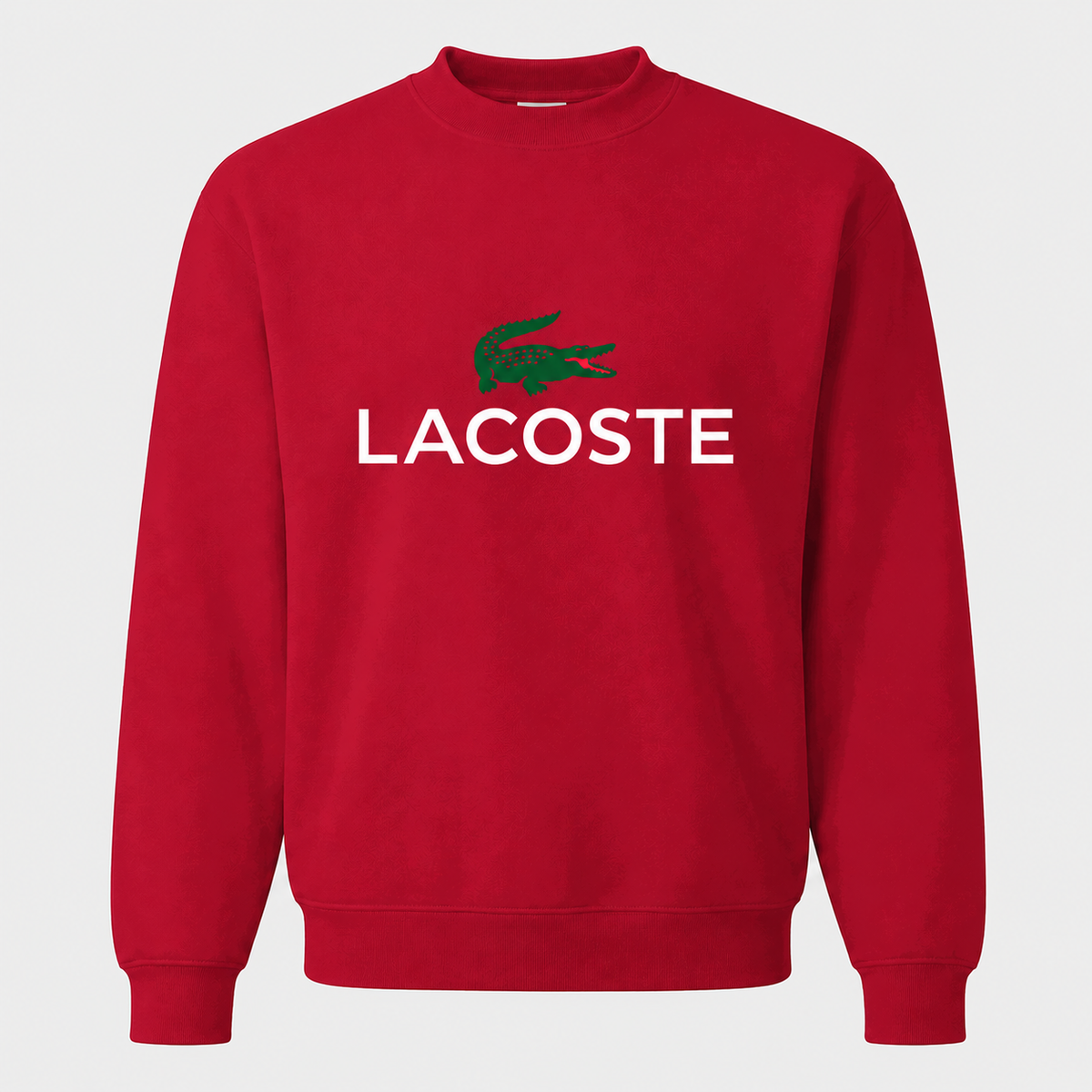Men's Lacoste Crewneck Sweatshirt - Red