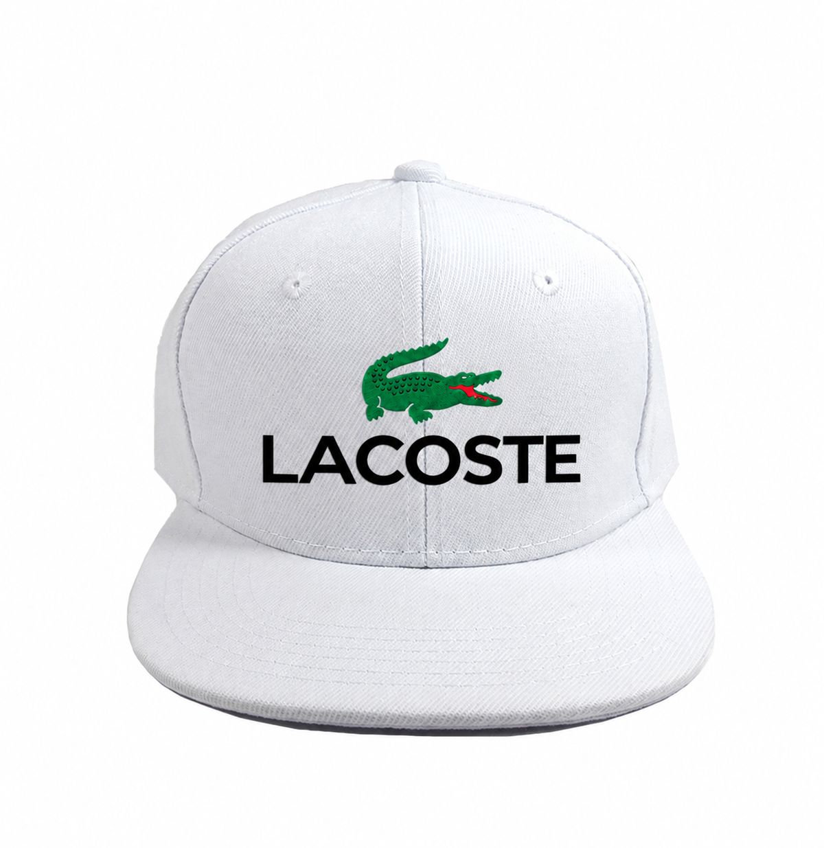 Lacoste snapback cap, White