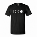 Men's Dior Cotton V-Neck T-Shirt - Black