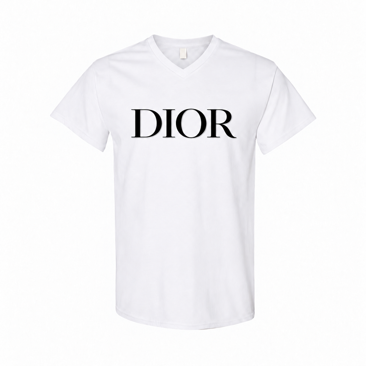 Men's Dior Cotton V-Neck T-Shirt - White