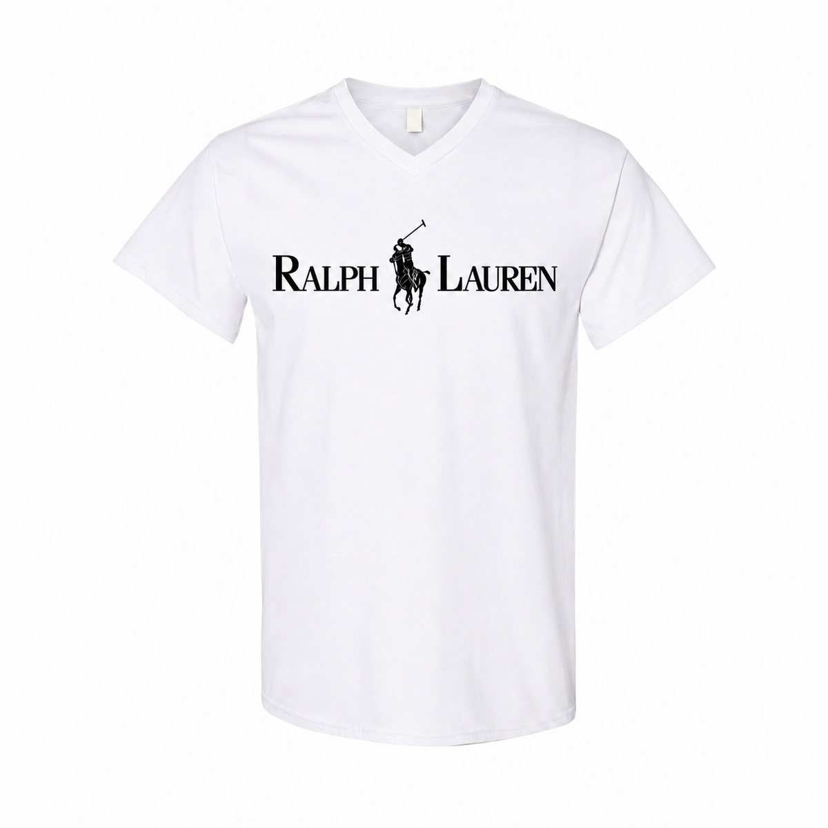 Men's Polo Ralph Lauren Cotton V-Neck T-Shirt - White