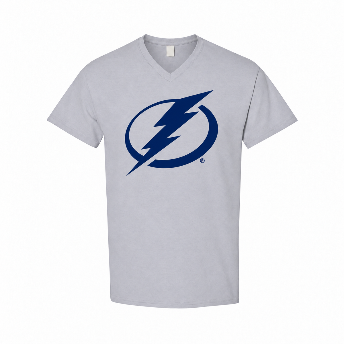 Men's Tampa Bay Lightning Cotton V-Neck T-Shirt - Gray