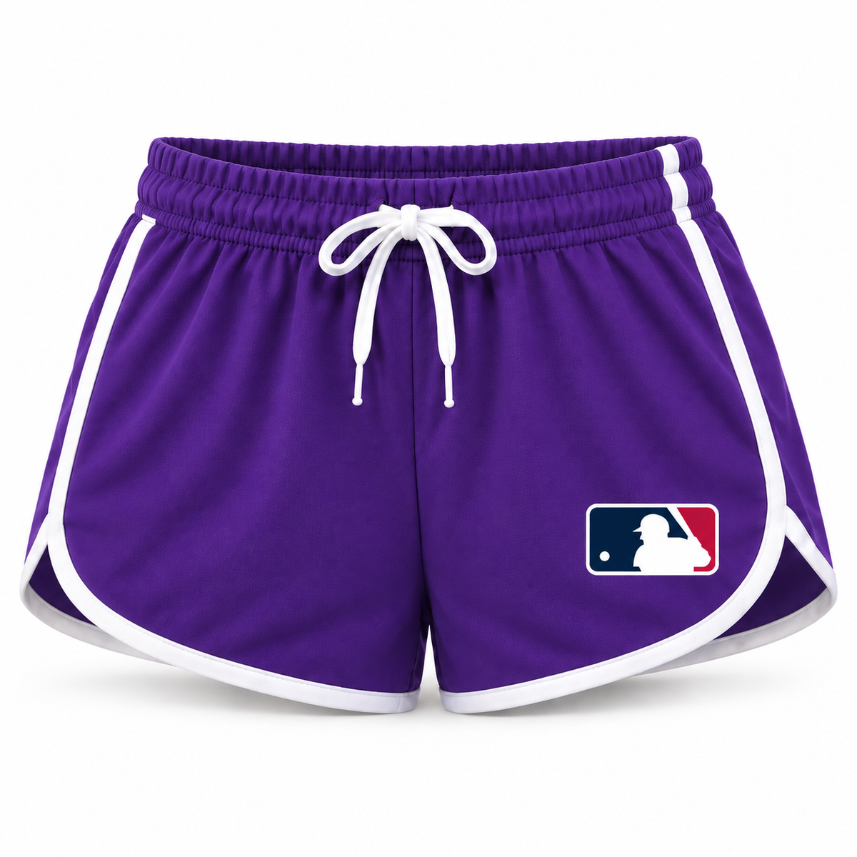 Women's MLB Booty Shorts, Purple