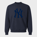 Navy New York Yankees crewneck sweatshirt - front view