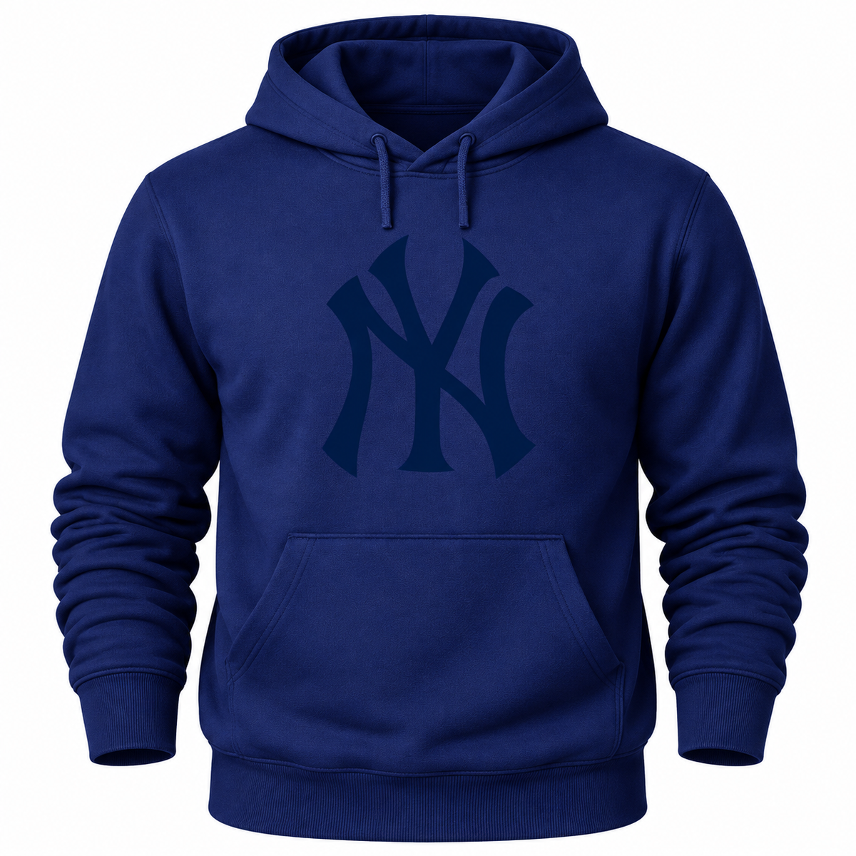 Navy New York Yankees pullover hoodie - front view