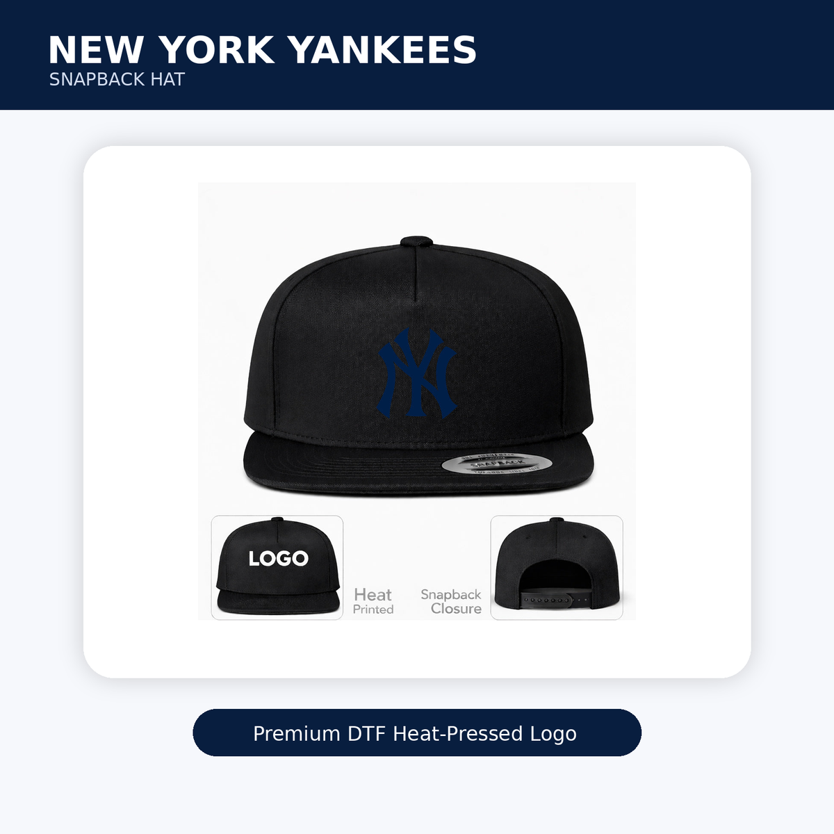 MLB New York Yankees Snapback Hat hero image