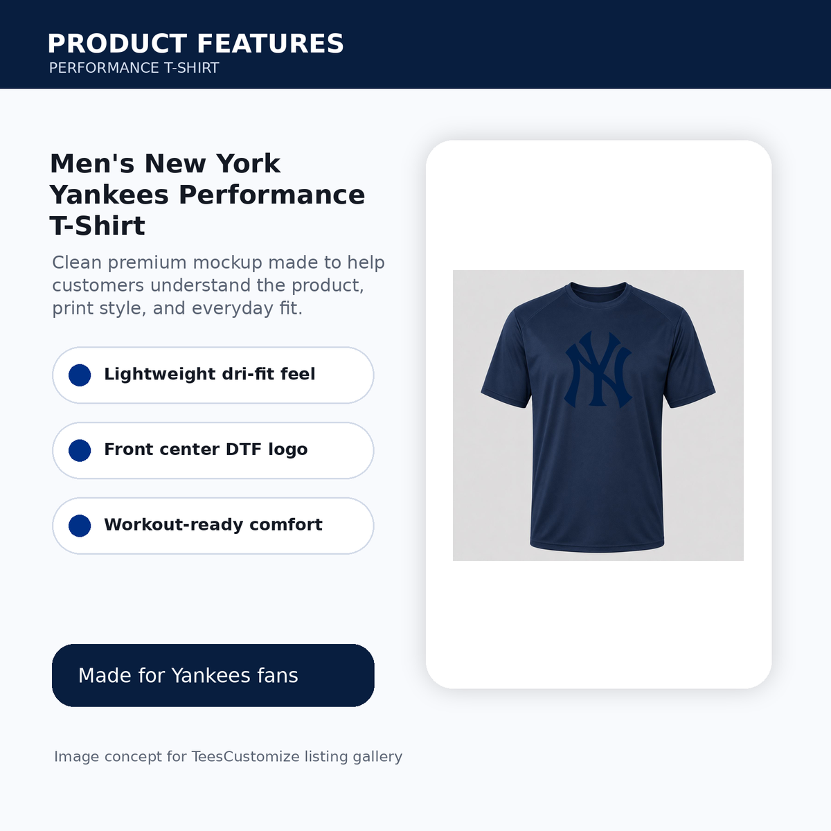 Men's New York Yankees Performance T-Shirt features image
