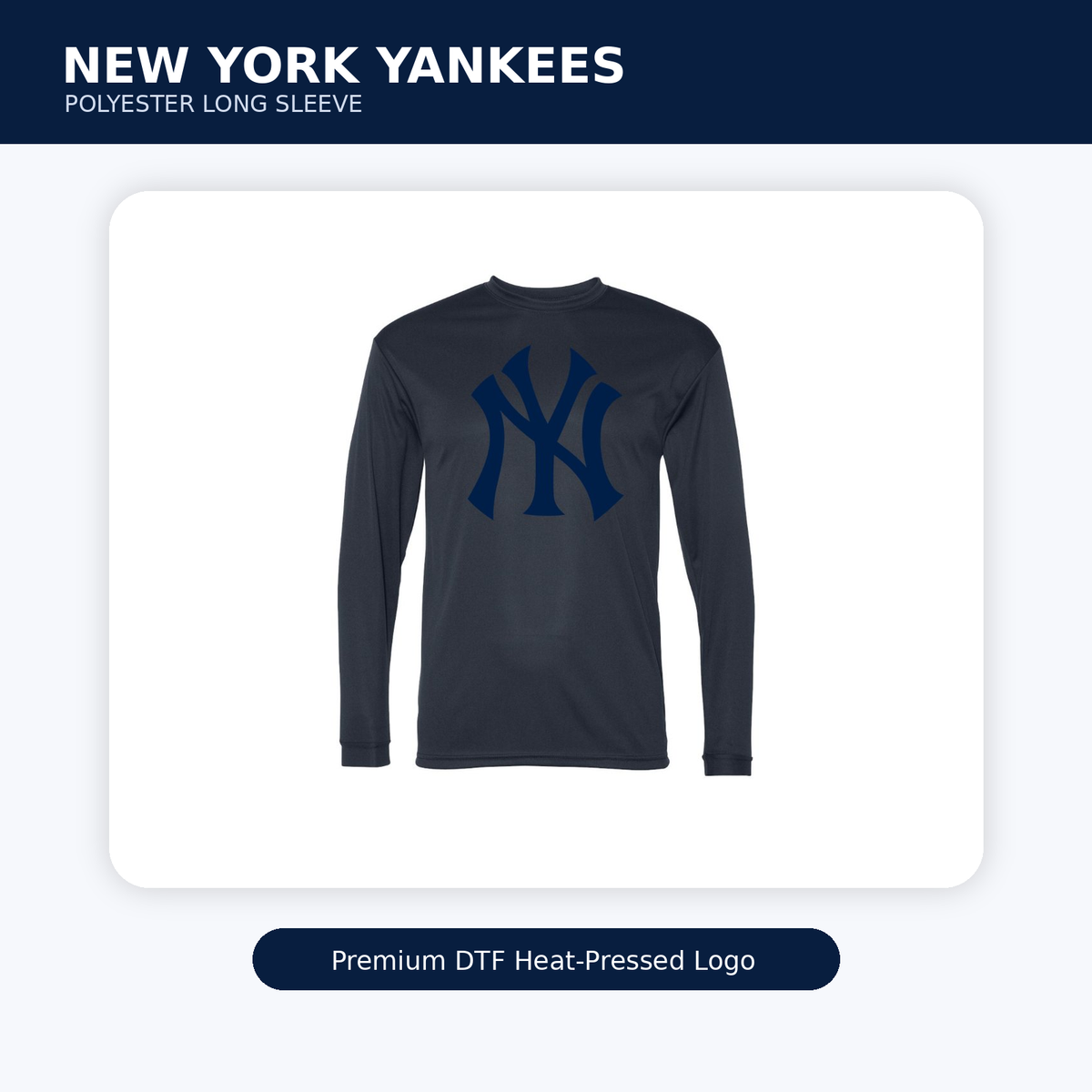 Men's New York Yankees Polyester Long Sleeve T-Shirt hero image