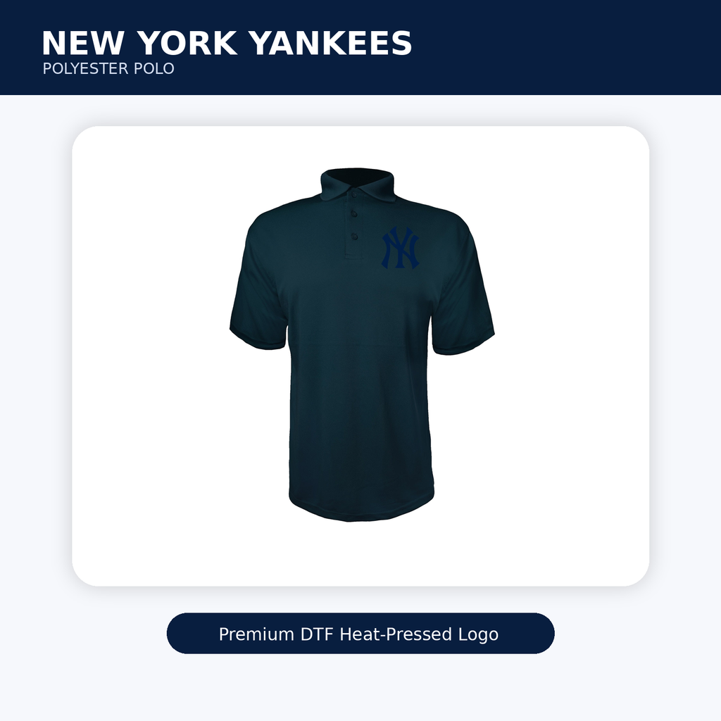 Men's New York Yankees Polyester Polo hero image