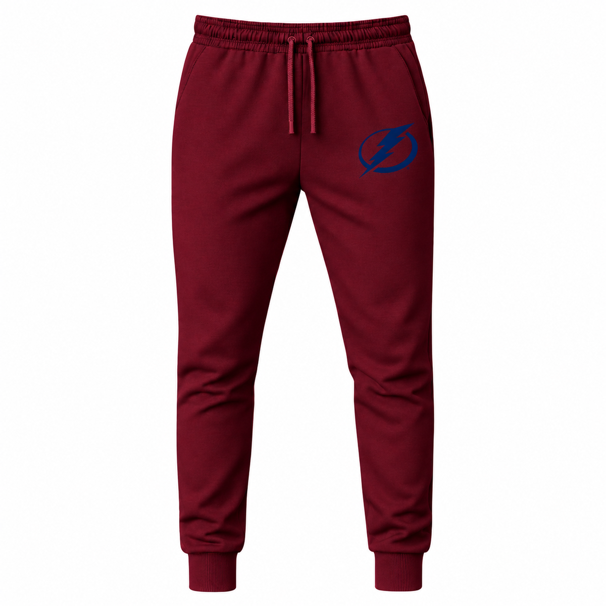 Men's Tampa Bay Lightning joggers sweatpants, Burgundy