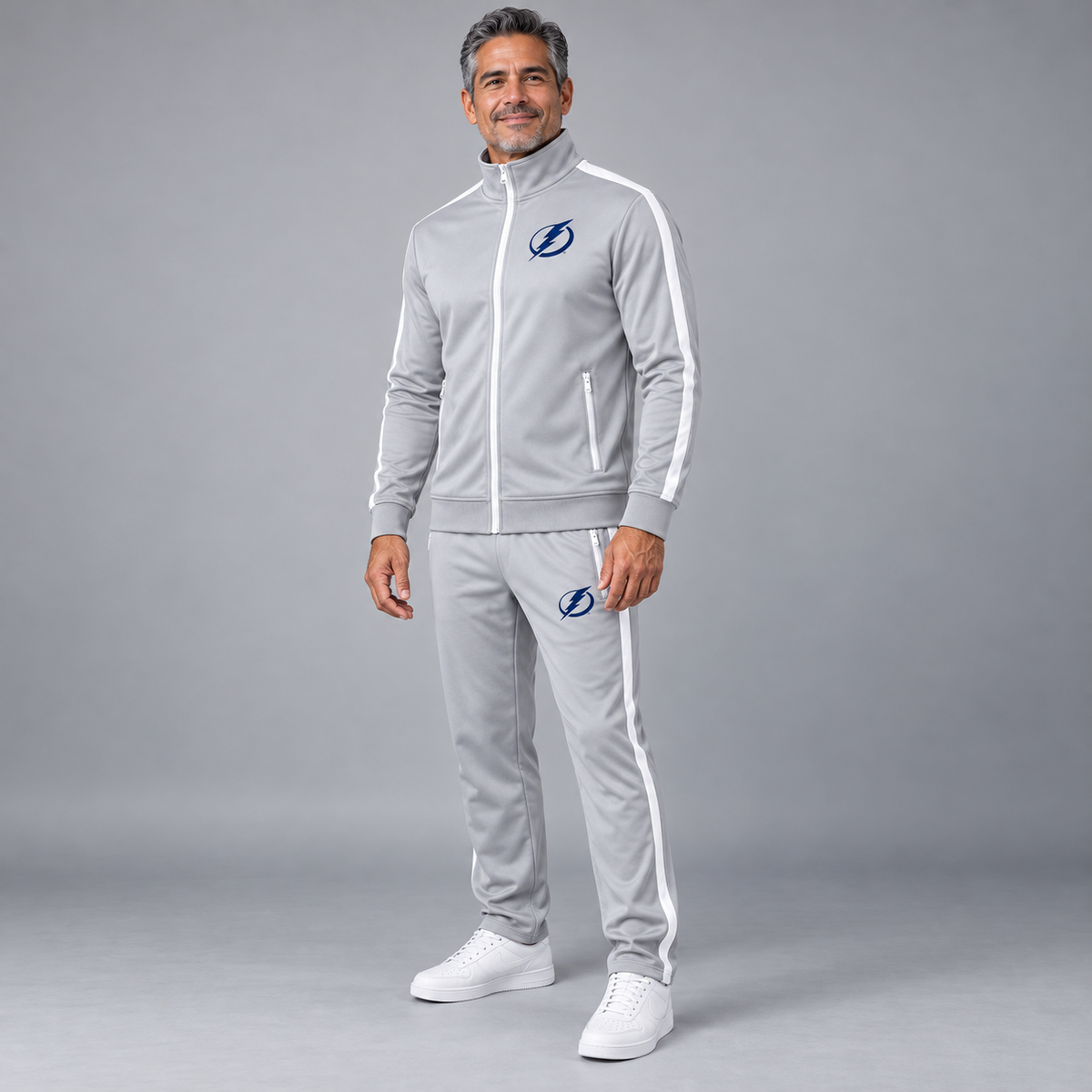 Gray - Tampa Bay Lightning tracksuit - model