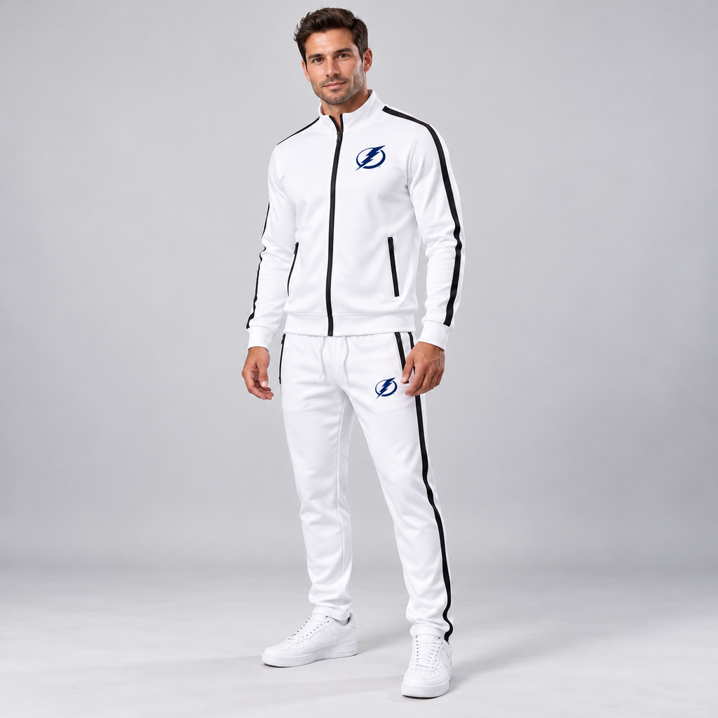 White - Tampa Bay Lightning tracksuit - model