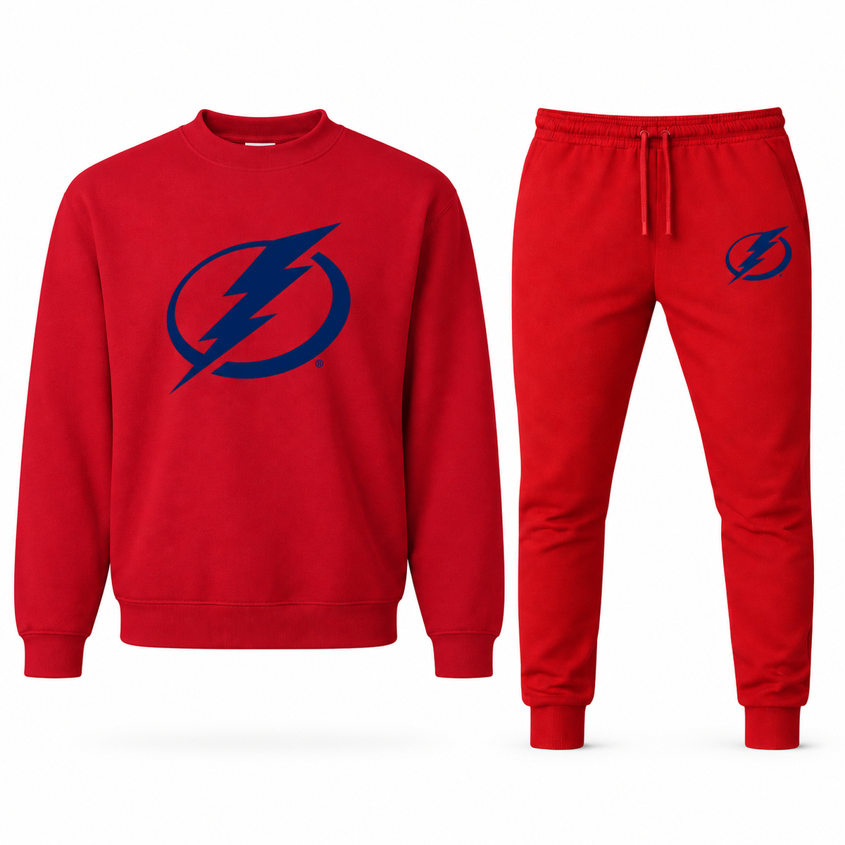 Men's Tampa Bay Lightning sweatshirt and joggers set, Red