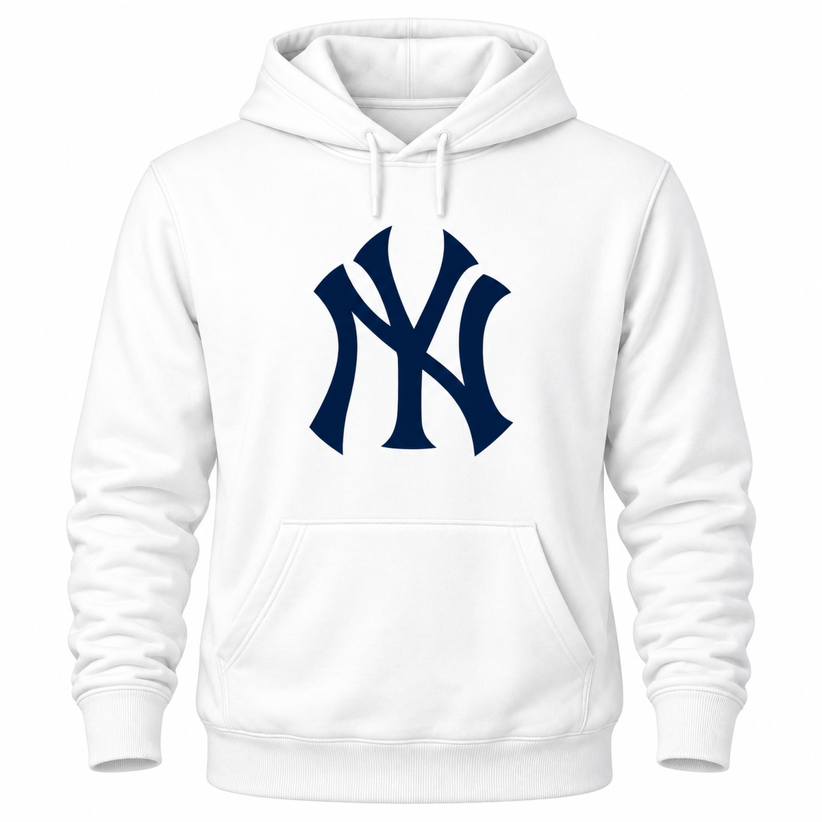 White New York Yankees pullover hoodie - front view