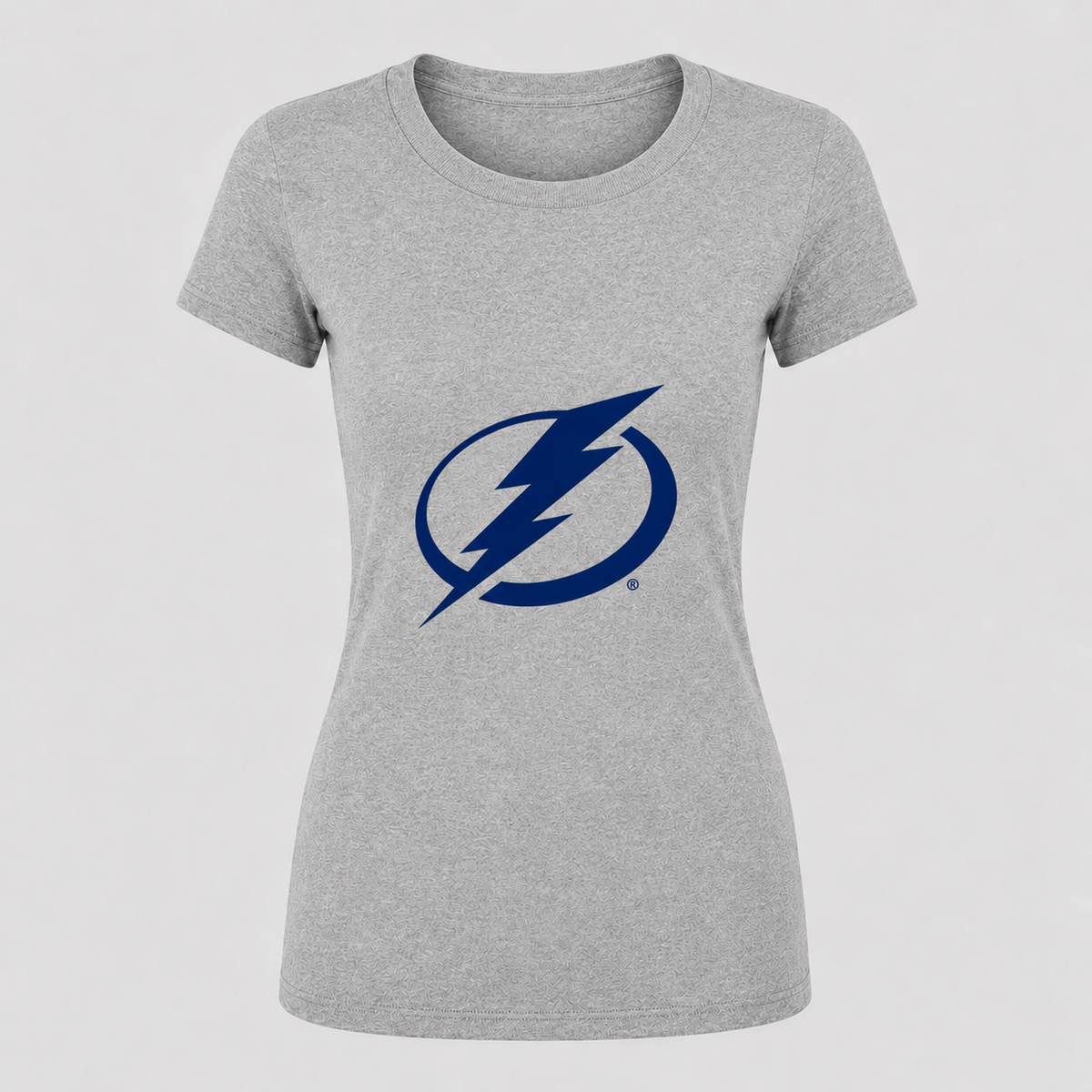 Women's tampa round-neck T-shirt, gray
