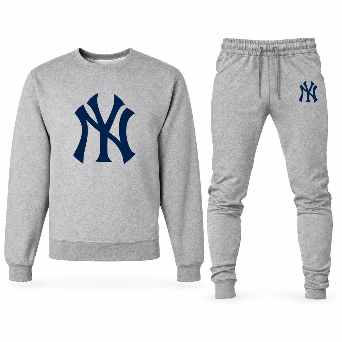 Men's New York Yankees sweatshirt and joggers set, Gray