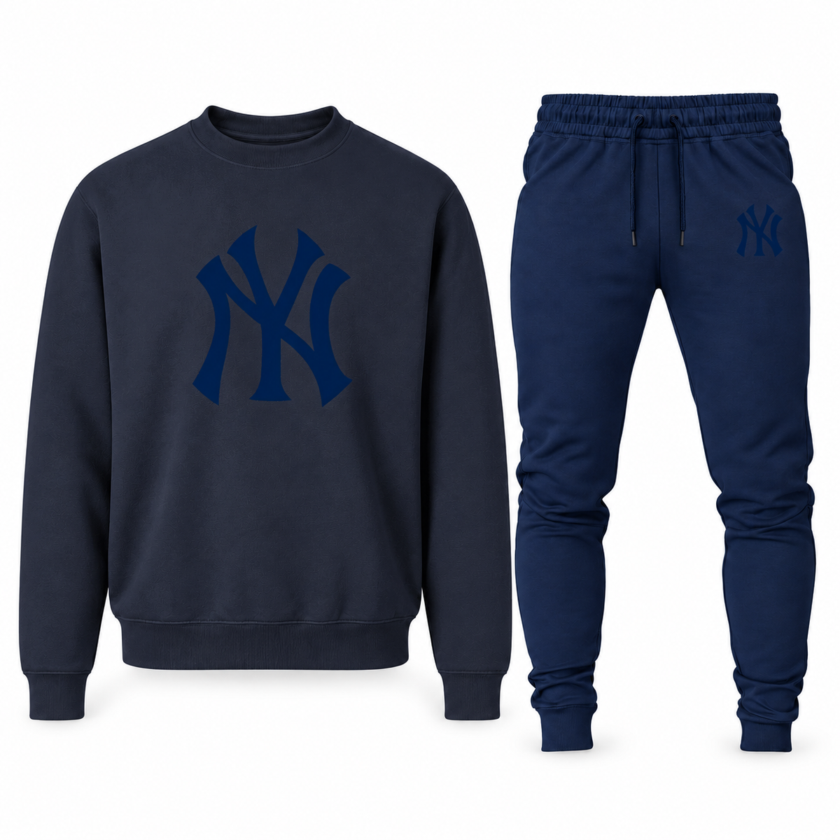 Men's New York Yankees sweatshirt and joggers set, Navy