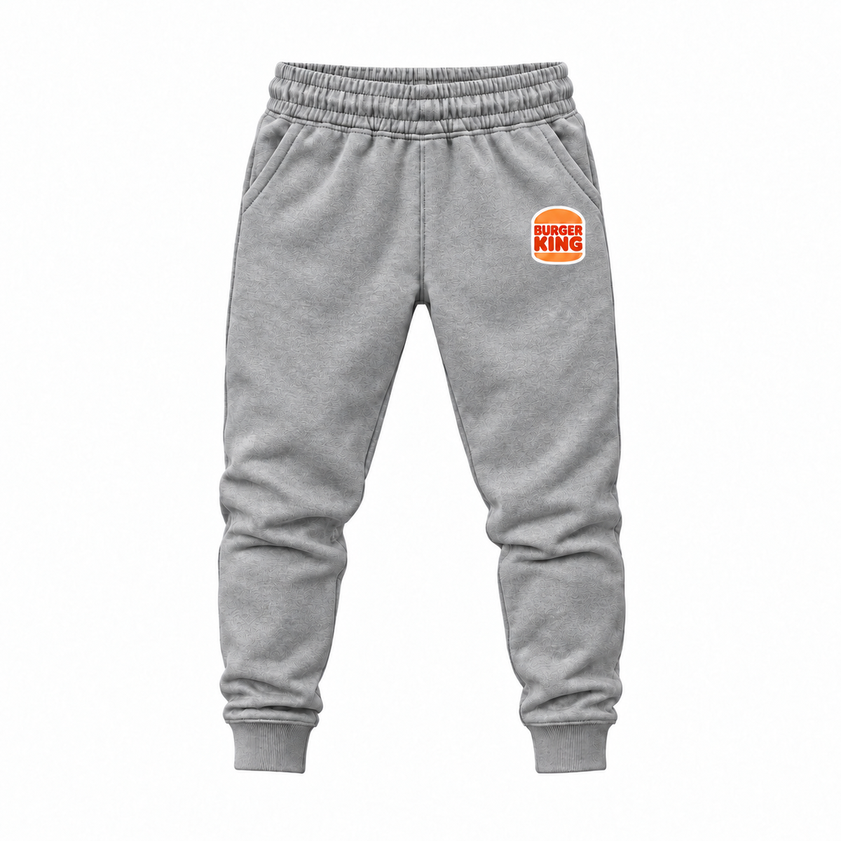 Youth Burger King Joggers Sweatpants - Gray