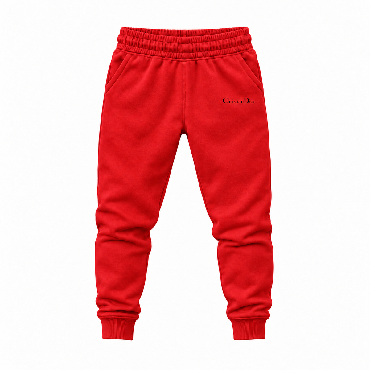 Youth Dior Joggers Sweatpants - Red