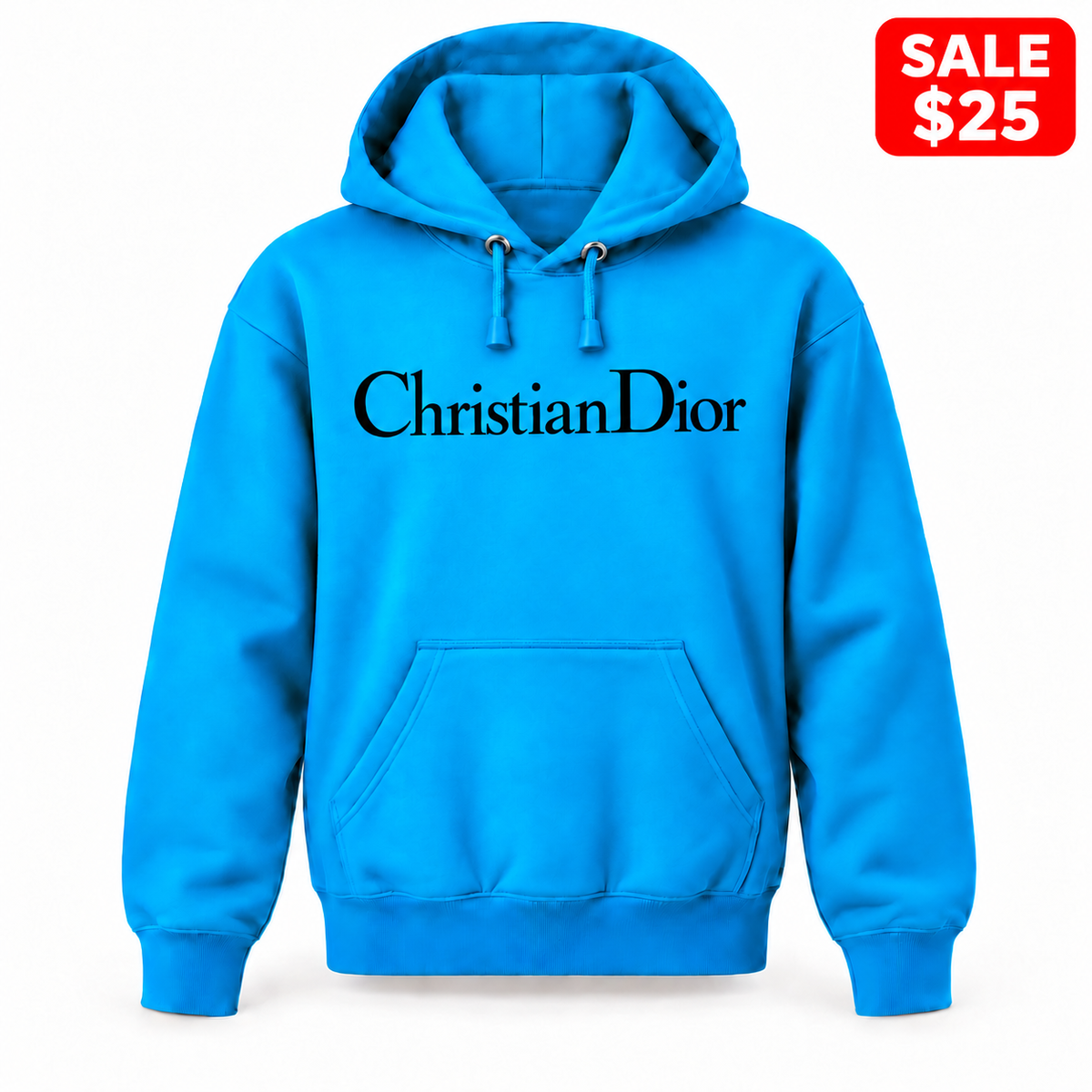 Youth Dior Pullover Hoodie in Turquoise — SALE $25