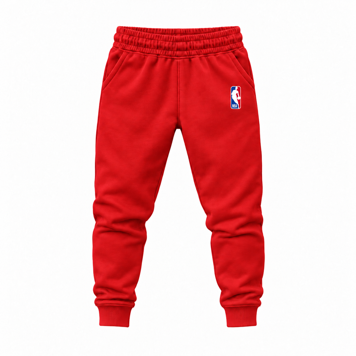 Youth NBA Joggers Sweatpants - Red
