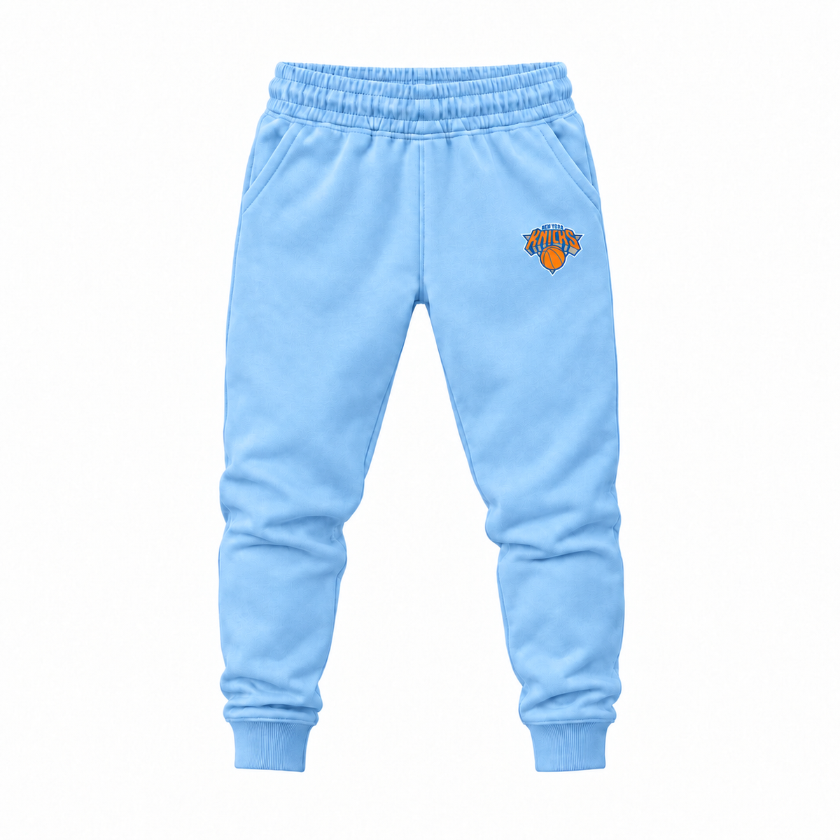 Youth New York Knicks Joggers Sweatpants - Sky Blue