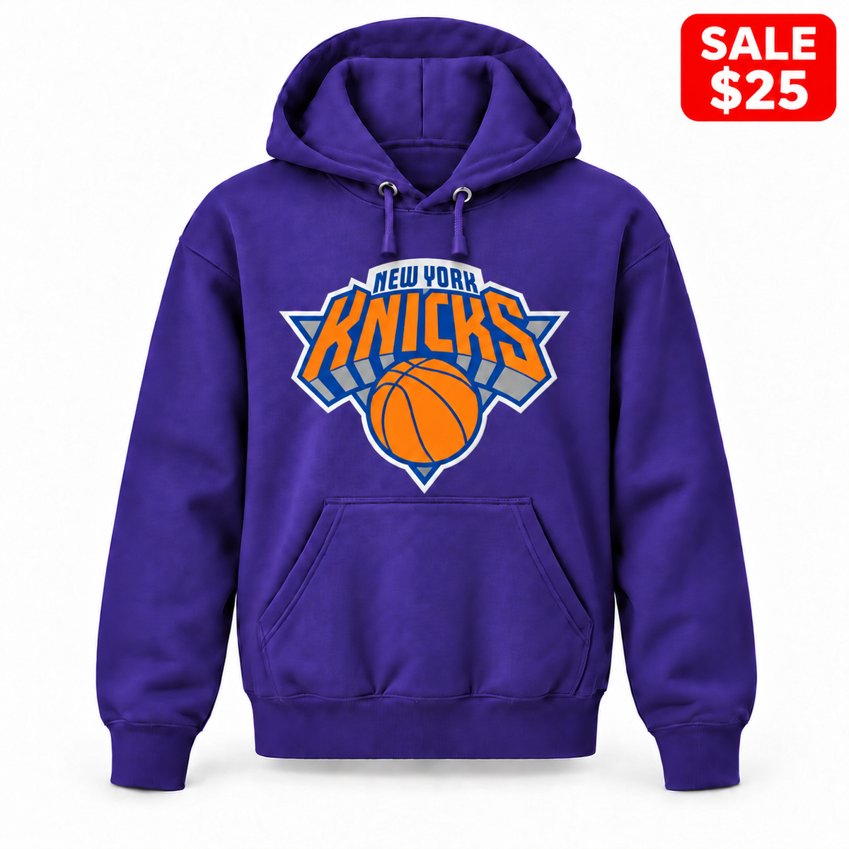 Youth New York Knicks Pullover Hoodie in Purple — SALE $25