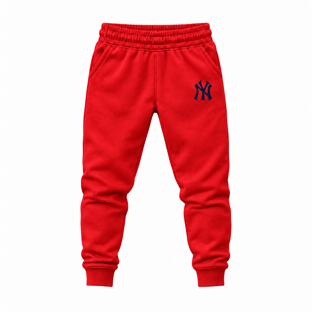Youth New York Yankees Joggers Sweatpants - Red